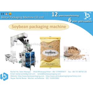 how to pack soybean with Bestar vertical packing machine BSTV-550BZ