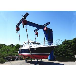 Marina Boat Lifting 2-12t Jib Crane Pivot Design