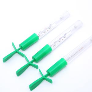 mercury free thermometer with shake off plastic case