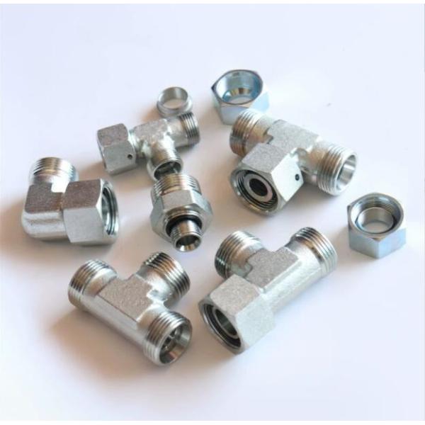 Buy Reusable 6c9 Hydraulic Hose Adaptor Fitting Round Head Type with Metric Male Adapter at wholesale prices