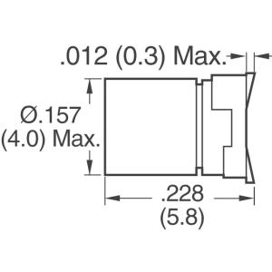 EEE-1HA2R2SR SMD Ferrite Bead Aluminum Electrolytic Capacitors