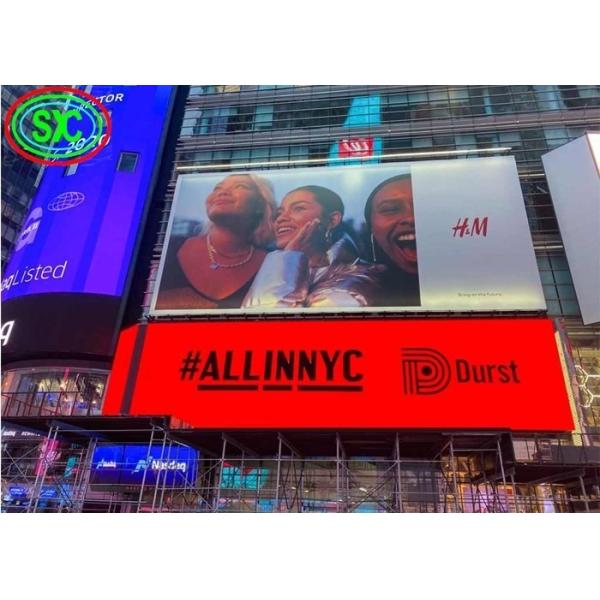 Pixel Density 62500/m2 Advertising LED Screens with Customizable Screen Size and Long Life Span of 100000hours