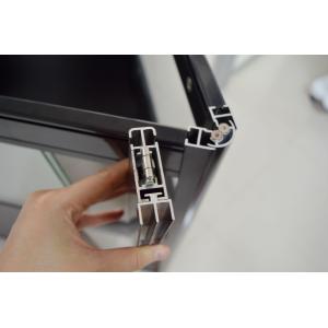 Display Folding Showcase/Foldable Aluiminum Glass Showcase/Exhibition Case Can