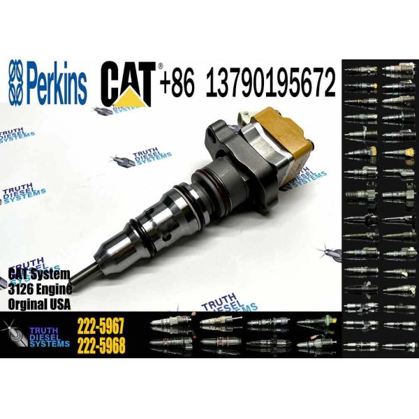 Excavator Parts 222-5967 Fuel Injector 2225967 0R-9349 10R9238 0R9349 10R-9238 for CAT 3126E 5110B 3126B Series