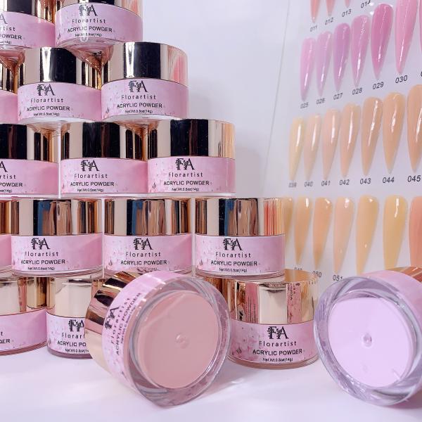 1KG Bulk Nude Clear Pink Colored Nails Acrylic Powder Vendors Polymer Acrylic Powder for Nail Salon Shop