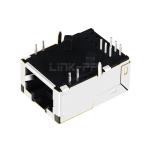 LPJK7001BONL 100 Base-T RJ45 Connector Low Profile Tab Up With Yellow&Green