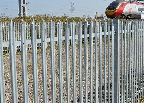 Buy D Section Palisade Fence Panels , 9ft Length Backyard Metal Fencing at wholesale prices