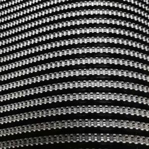 Heavy Traffic Safety Floor Matting Black Vinyl Grid Waterproof All Weather