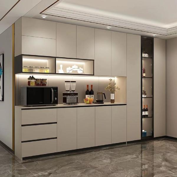 Buy Modern Luxury Wine Cabinet Dining Side Cabinet Hotel Restaurant Cabinet at wholesale prices