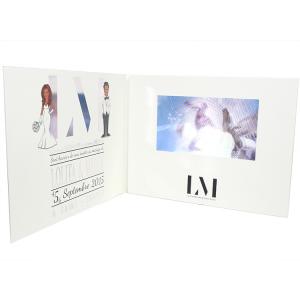 Customized Video In Folder Digital LCD 2.4 Inch With Rechargeable Lithium