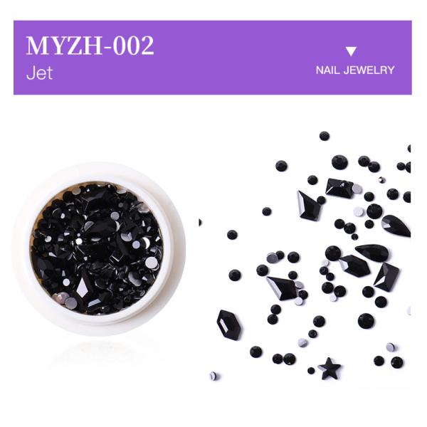 See Details Flat Bottom Mix Shape Glass Nail Diamond Rhinestones for Nail Art from Yiwu