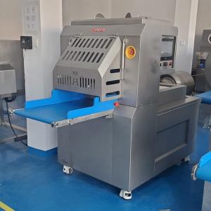 High Speed Autamatic Industrial Frozen Meat Slicer Machine Easy Cleaning