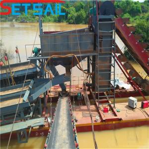60m3-300m3 Capacity Chain Bucket Sand Dredger for River Gold and Diamond Big
