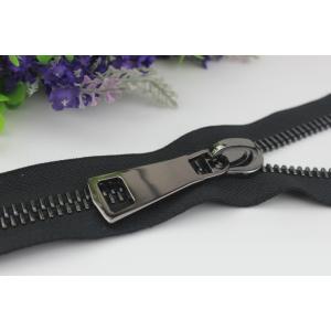 Personalized simple design zinc alloy 3 color 15# zipper with zipper puller