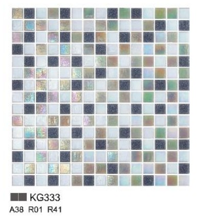 KG series glass mosaic for kitchen decoration KG333