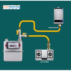 Indoor 304 Steel Natural Gas Tube Quick Connect OHSAS18001 approval