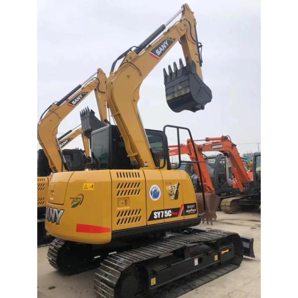 From China Second hand construction machinery, used Sany 75 excavator