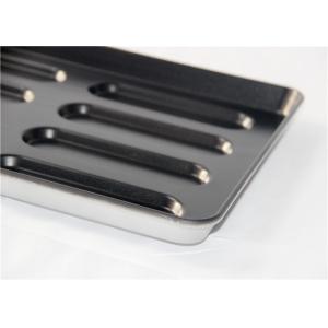 Black Non Stick 8 Links Hot Dog Bun Baking Pan
