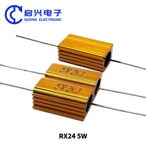 Wirewound Resistor 5W 100ohm With Gold Aluminum Shell