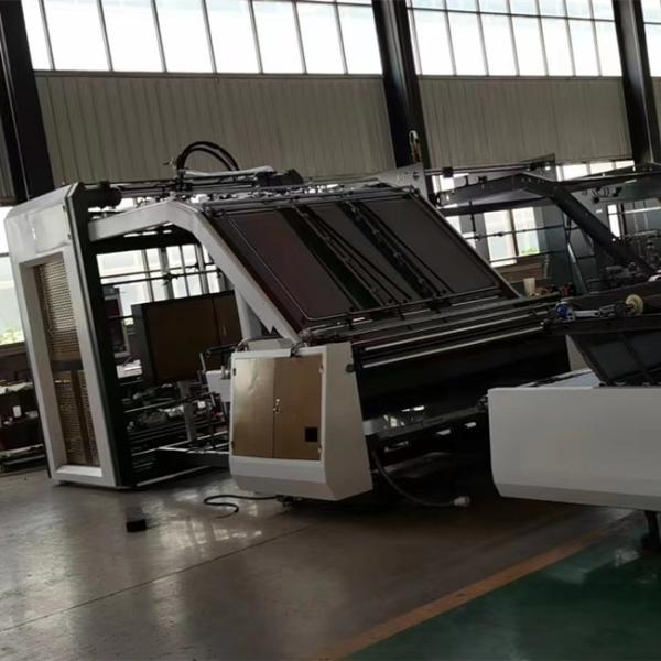 High Speed Full Automatic Flute Laminating Machine 1300mm To 1600mm 10KW