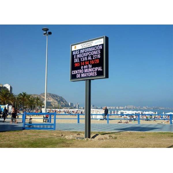 Buy Fixed P8 SMD Outdoor Led Advertising Signs Double Sided HD Video Screen Waterproof 6500 Nits at wholesale prices