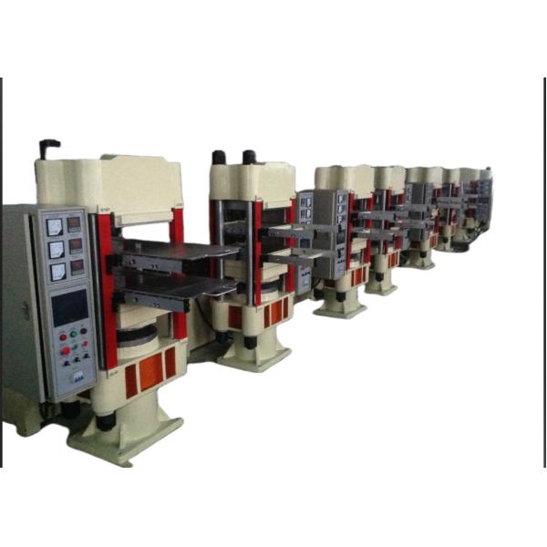 Buy 160 Ton Fully Automatic Flat Vulcanizing Machine-2RT Mold Opening Hot Pressing Machine at wholesale prices
