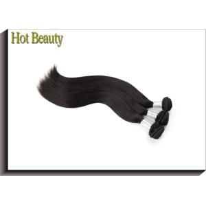 Remy Virgin Human Hair Extensions Natural Black , Peruvian Human Hair
