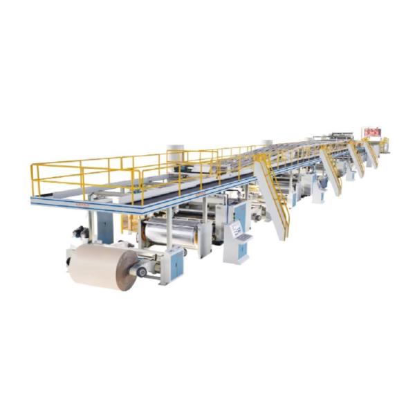 4500 KG Fully Automatic High Speed 3/5/7 Ply Corrugated Cardboard Production