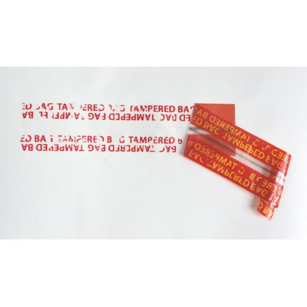 Buy Plastic LDPE Tamper Evident Security Bags Level 4 Temperature Sensitive at wholesale prices