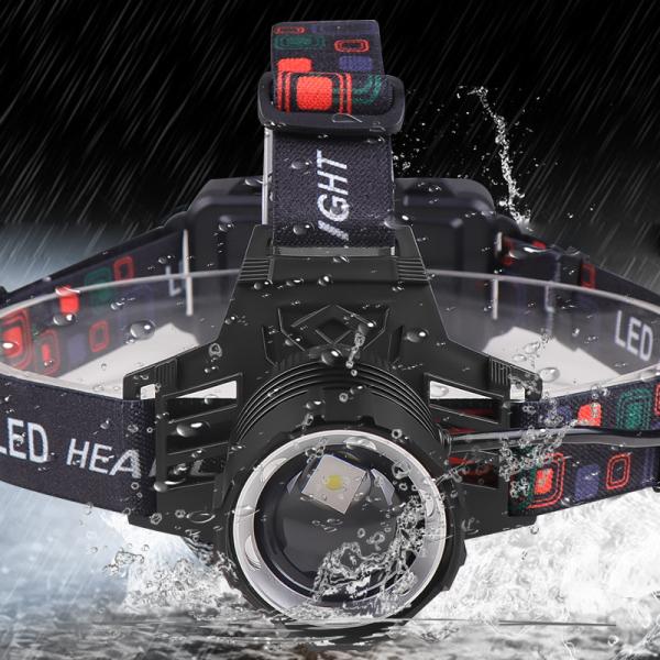 FT6120 Rechargeable LED Headlamp 1200 Lumens IPX4 Waterproof for Outdoor Activities