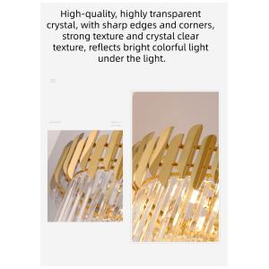 JYLIGHTING Postmodern Light Luxury Crystal Chandelier Hotel Living Room K9