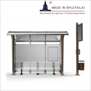 Anti Rust 6 Paintings 2866mm Bus Stop Shelter