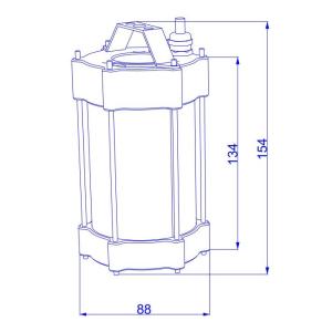 12V Squid 150W IP68 Submersible Fishing Lights