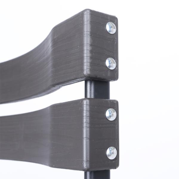 None Logo Outdoor Garden Patio Party Banquet Events Folding Portable Wood Grain Plastic Dining Chair