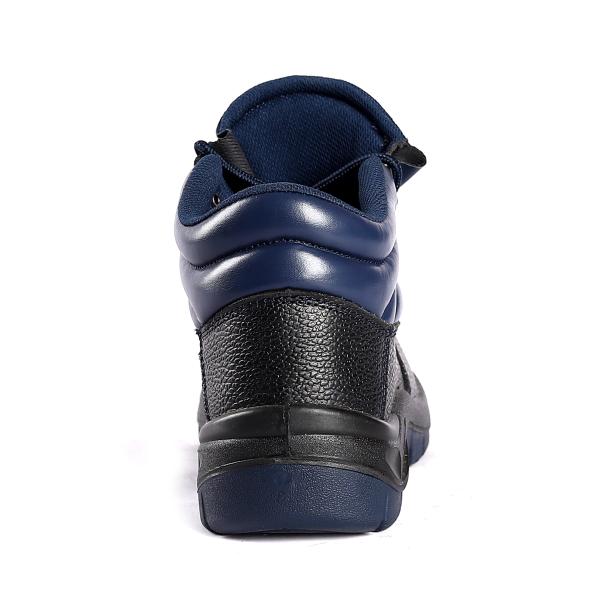 Comfortable Breathable Safety Shoes With Steel Toe And Heat Resistant Genuine Leather Work Boots