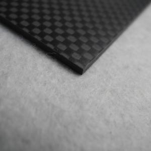 Flexible tripod carbon fiber plates plain weave style with precise