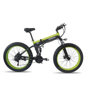 K8 Fat Tire Folding Electric Bike 1000w With 13AH Lithium Battery Multi Pattern