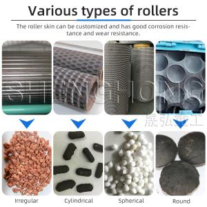 Double Roller Press NPK Fertilizer Granulator 95% Granulation Ratio