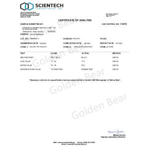 Golden Bear Industry Inc. Certifications