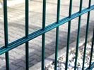 Double Loop Wire Mesh Fence Double Wire Mesh Fence Powder Coated For Boundary