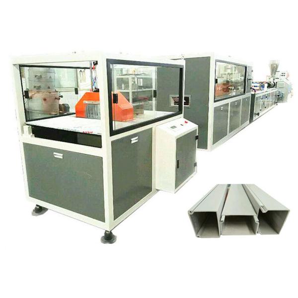 Buy Twin Screw Pvc Profile Extrusion Machine Electrical Cable Trunking Making at wholesale prices