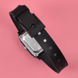 Skin Friendly Silicone Rubber Wristband , Silicone Watch Strap 24mm