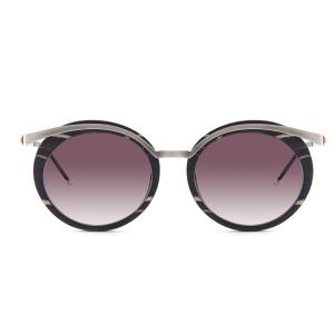 Polarized Black Carbon Fibre Sunglasses Stainless Frame OEM Printing Logo