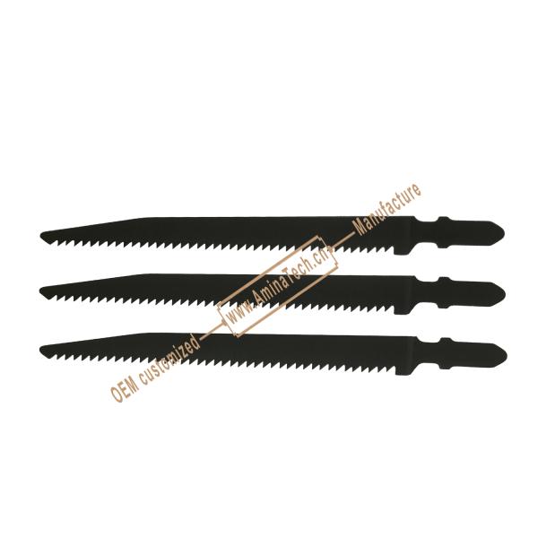 T101BFR Carbon Steel Jig Saw Blade Reverse Teeth,Size:117mmx10x12T