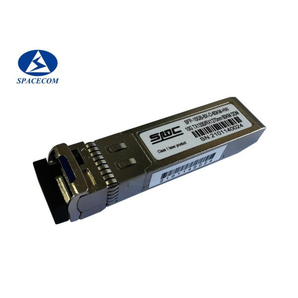 Buy 60km Reach Bidi Optical Transceiver Hot pluggable SFP+ footprint at wholesale prices