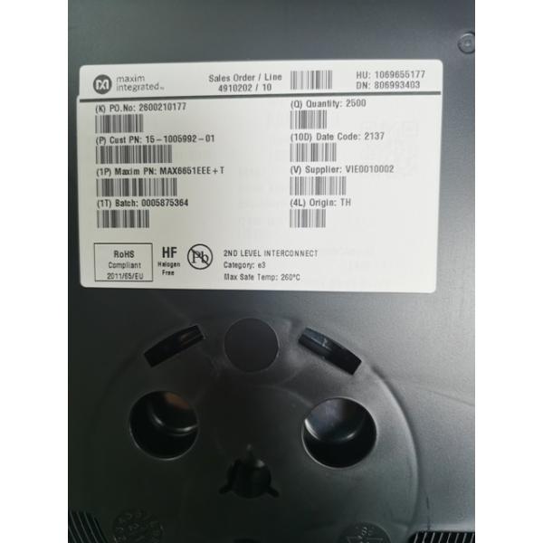 Buy MAX6651EEE+T Maxim Fan-Speed Regulators and Monitorswith  Interface  Ethernet ICs at wholesale prices
