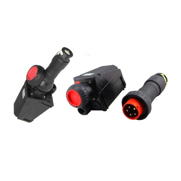 IP66 Protection Level Explosion Proof Plug and Socket 16A Rated Current Phase
