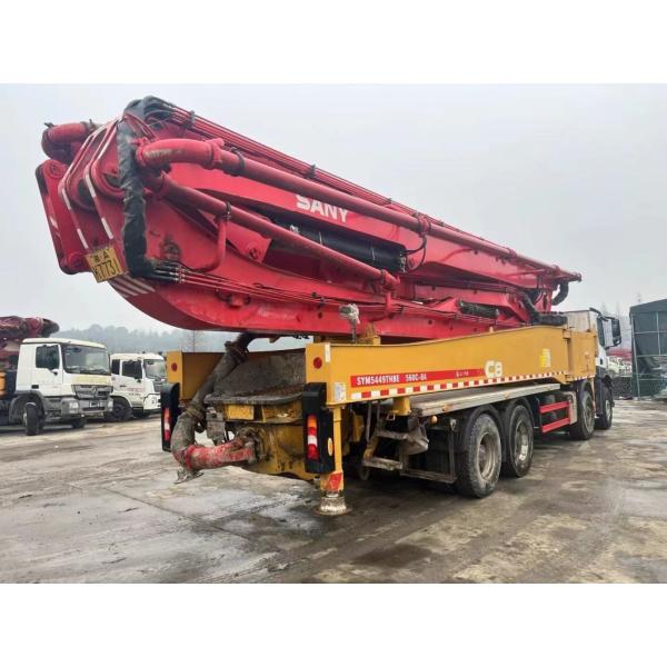 Concrete Boom Pump 56 Meter Sy Mercedes Benz Chassis Concrete Pump Truck