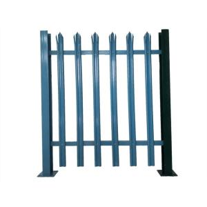 Pvc Coated Paliside Welded Wire Garden Fence