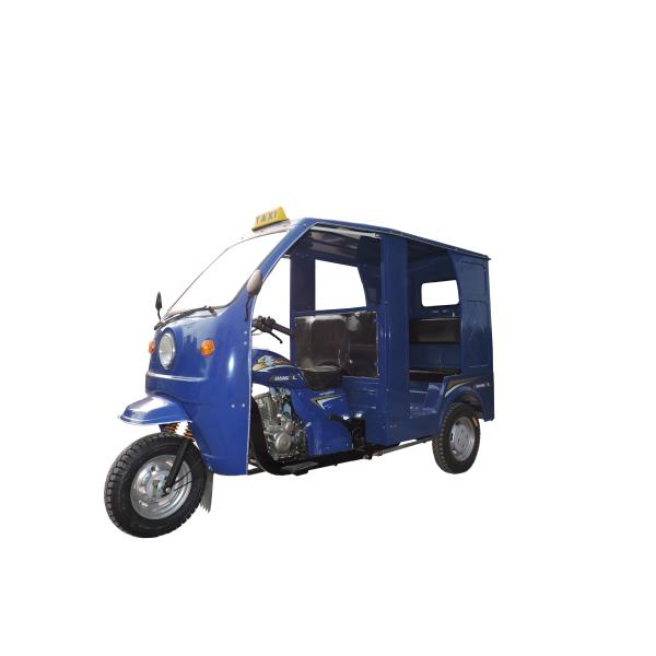 Buy 150cc 3 Wheel Passenger Electric Tricycle , Enclosed Passenger Carrying Tricycle at wholesale prices